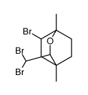 5-bromo-2-(dibromomethyl)-1,4-dimethyl-3-oxabicyclo[2.2.2]octane结构式