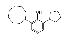 2-cyclooctyl-6-cyclopentylphenol Structure