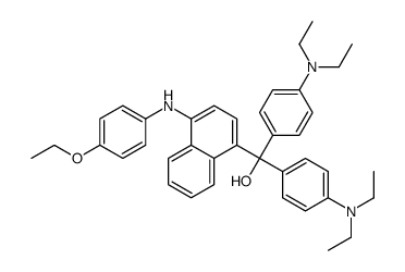 alpha,alpha-bis[4-(diethylamino)phenyl]-4-[(4-ethoxyphenyl)amino]naphthalene-1-methanol structure