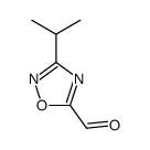 3-ISOPROPYL-1,2,4-OXADIAZOLE-5-CARBALDEHYDE Structure