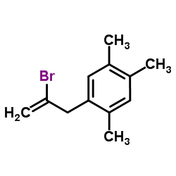 1-(2-Bromo-2-propen-1-yl)-2,4,5-trimethylbenzene Structure