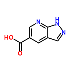 1H-吡唑并[3,4-B]吡啶-5-甲酸结构式