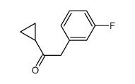 环丙基3-氟苄基酮结构式