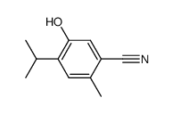 m-Cymene-6-carbonitrile, 4-hydroxy- (7CI)结构式