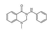 3-anilino-1-methyl-2H-quinazolin-4-one Structure