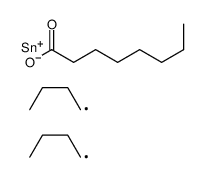 dibutylstannyl octanoate Structure