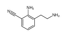 Benzonitrile, 2-amino-3-(2-aminoethyl)- Structure
