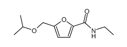 5-isopropoxymethyl-furan-2-carboxylic acid ethylamide Structure
