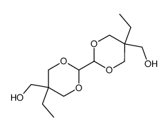 (5,5'-Diethyl-5'-hydroxymethyl-[2,2']bi[[1,3]dioxanyl]-5-yl)-methanol结构式