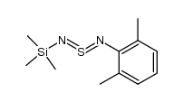 1-(2,6-dimethylphenyl)-3-trimethylsilyl-1,3-diaza-2-thiaallene结构式