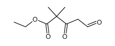 γ-Formyl-2.2-dimethyl-acetessigester Structure