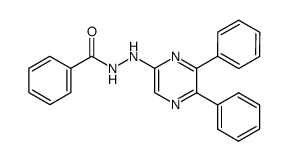 benzoic acid N'-(5,6-diphenyl-pyrazin-2-yl)-hydrazide结构式