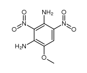 4-methoxy-2,6-dinitro-m-phenylenediamine结构式