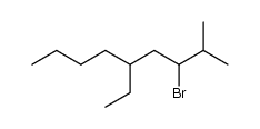 5-ethyl-3-bromo-2-methyl-nonane结构式
