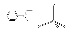 ethylmethylphenylsulfonium perchlorate Structure