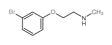 2-(3-bromophenoxy)-N-methylethanamine structure