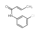 2-Butenamide,N-(3-chlorophenyl)-结构式