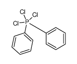 trichloro(diphenyl)-λ5-phosphane结构式