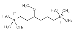 3-Methoxyhexamethylenebis(trimethylammonium iodide) Structure