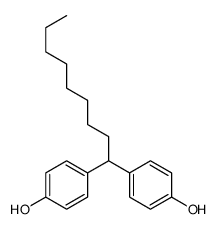 4-[1-(4-hydroxyphenyl)nonyl]phenol Structure