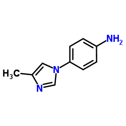 4-(4-Methyl-1H-imidazol-1-yl)aniline Structure