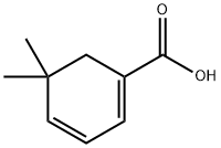 1,3-Cyclohexadiene-1-carboxylic acid, 5,5-dimethyl-结构式
