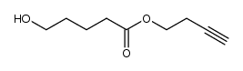 but-3-yn-1-yl 5-hydroxypentanoate结构式