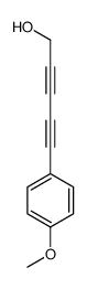5-(4-methoxyphenyl)penta-2,4-diyn-1-ol结构式