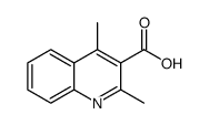 2,4-dimethylquinoline-3-carboxylic acid structure