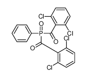 [(2,6-dichlorobenzoyl)-phenylphosphoryl]-(2,6-dichlorophenyl)methanone Structure
