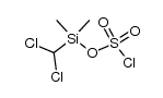(dichloromethyl)dimethylsilyl sulfochloridate Structure
