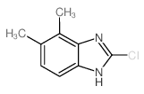 2-Chloro-4,5-dimethyl-1H-benzimidazole结构式