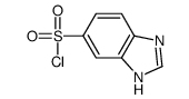 1H-苯并咪唑-6-磺酰氯结构式