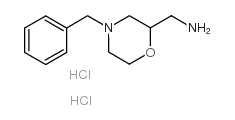 (4-Benzylmorpholin-2-Yl)Methanamine Dihydrochloride structure