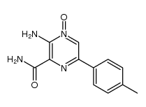 2-amino-3-carbamoyl-5-(p-methylphenyl)pyrazine 1-oxide结构式