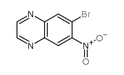 6-Bromo-7-nitroquinoxaline Structure