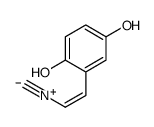 2-(2-isocyanoethenyl)benzene-1,4-diol结构式