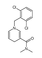 1-(2,6-dichloro-benzyl)-1,4-dihydro-pyridine-3-carboxylic acid dimethylamide Structure