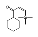 1-cyclohexyl-3-trimethylsilylprop-2-en-1-one结构式