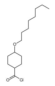 4-octoxycyclohexane-1-carbonyl chloride Structure