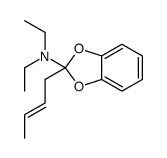 2-but-2-enyl-N,N-diethyl-1,3-benzodioxol-2-amine结构式
