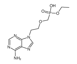 Ethyl Ester of 9-(2-Phosphonylmethoxyethyl)adenine结构式