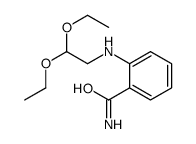 2-(2,2-diethoxyethylamino)benzamide Structure