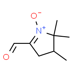 2H-Pyrrole-5-carboxaldehyde, 3,4-dihydro-2,2,3-trimethyl-, 1-oxide (9CI) structure