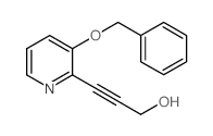 3-(3-(Benzyloxy)pyridin-2-yl)prop-2-yn-1-ol structure
