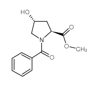 trans-1-benzoyl-4-hydroxy-l-proline methyl ester Structure