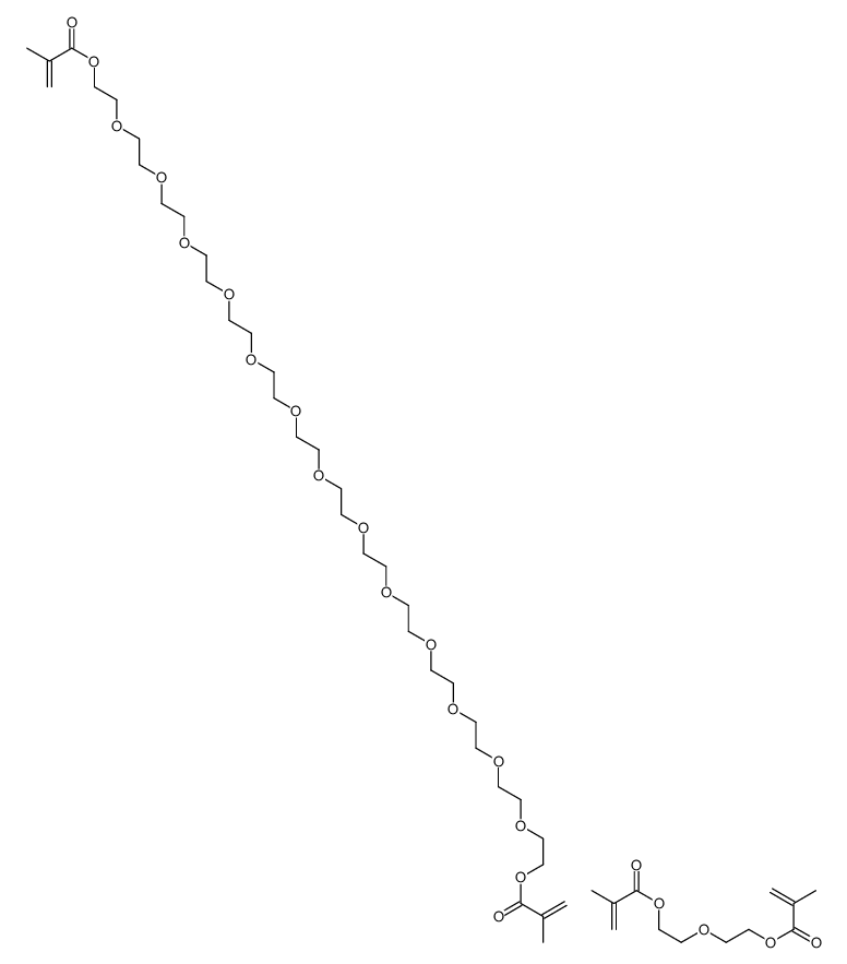 copoly(diethylene glycol dimethacrylate-polyethylene glycol 600 dimethacrylate) Structure