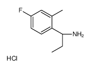 (R)-1-(4-Fluoro-2-Methylphenyl)propan-1-amine hydrochloride Structure