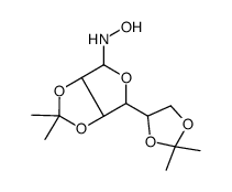 N-Hydroxy-2,3:5,6-bis-O-(1-methylethylidene)-alpha-L-glucofuranosylamine structure