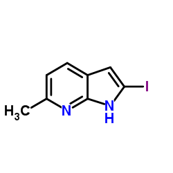 2-Iodo-6-Methyl-7-azaindole Structure